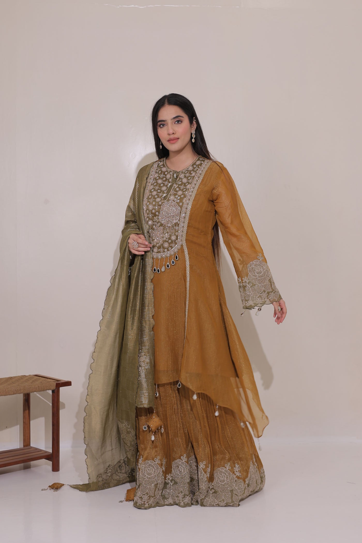 Amayra Sharara Suit Set With Dupatta