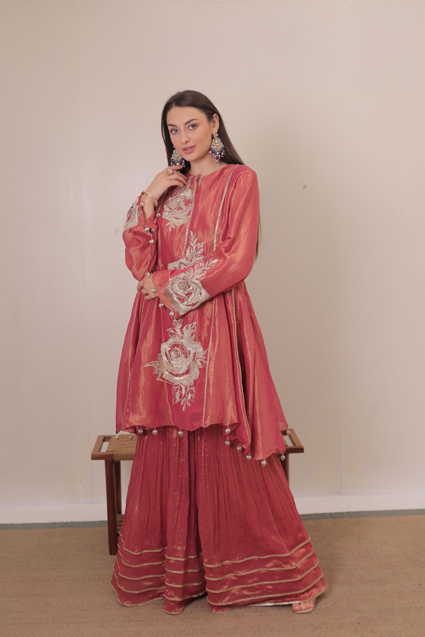 Saira Suit Set With Dupatta