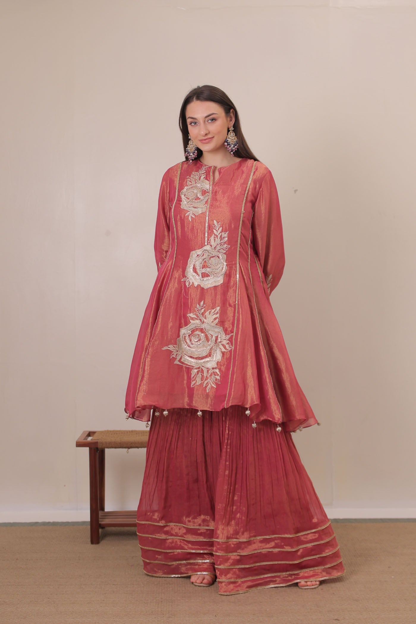 Saira Suit Set With Dupatta