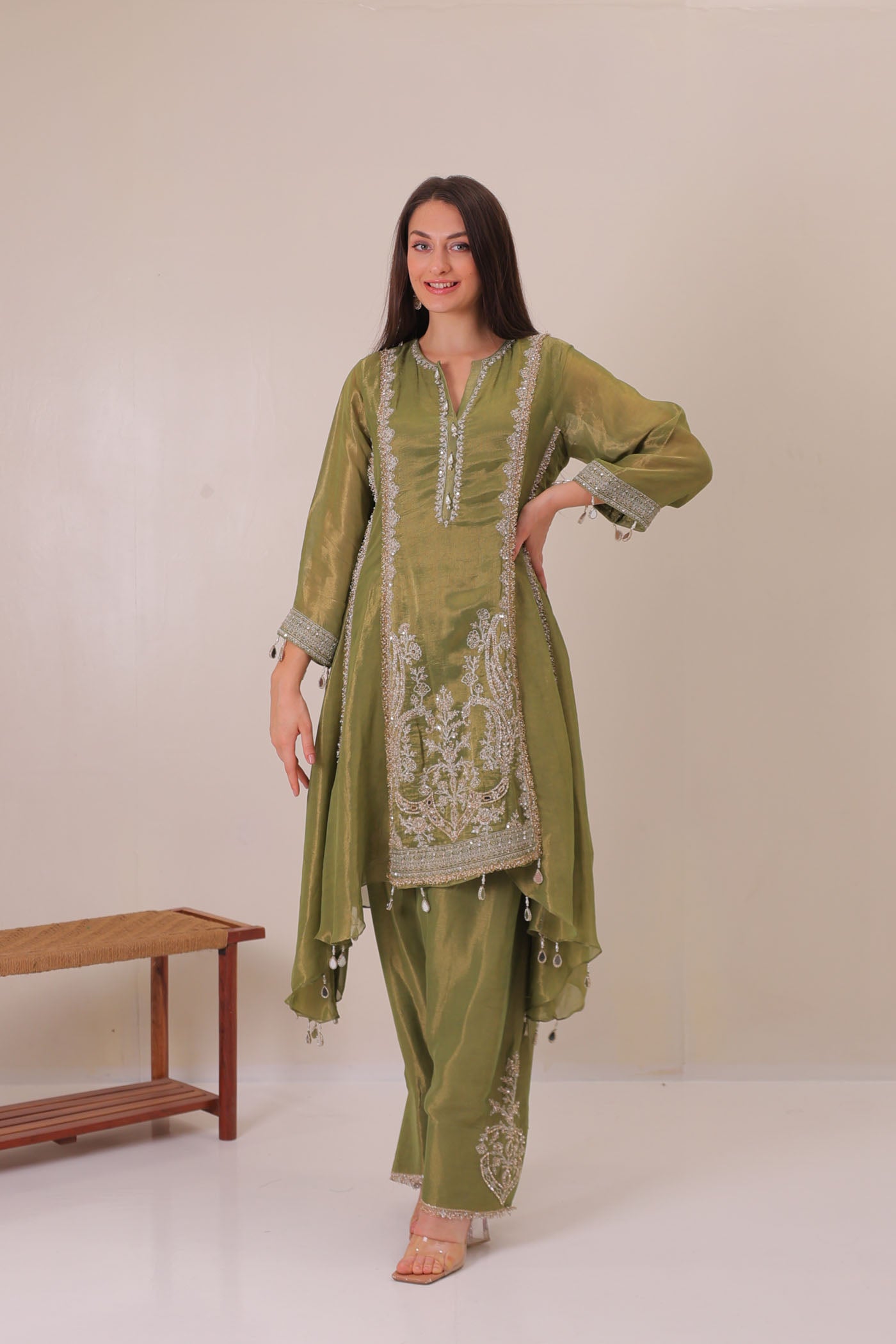 Inaaya Farsan Salwar Suit Set With Dupatta