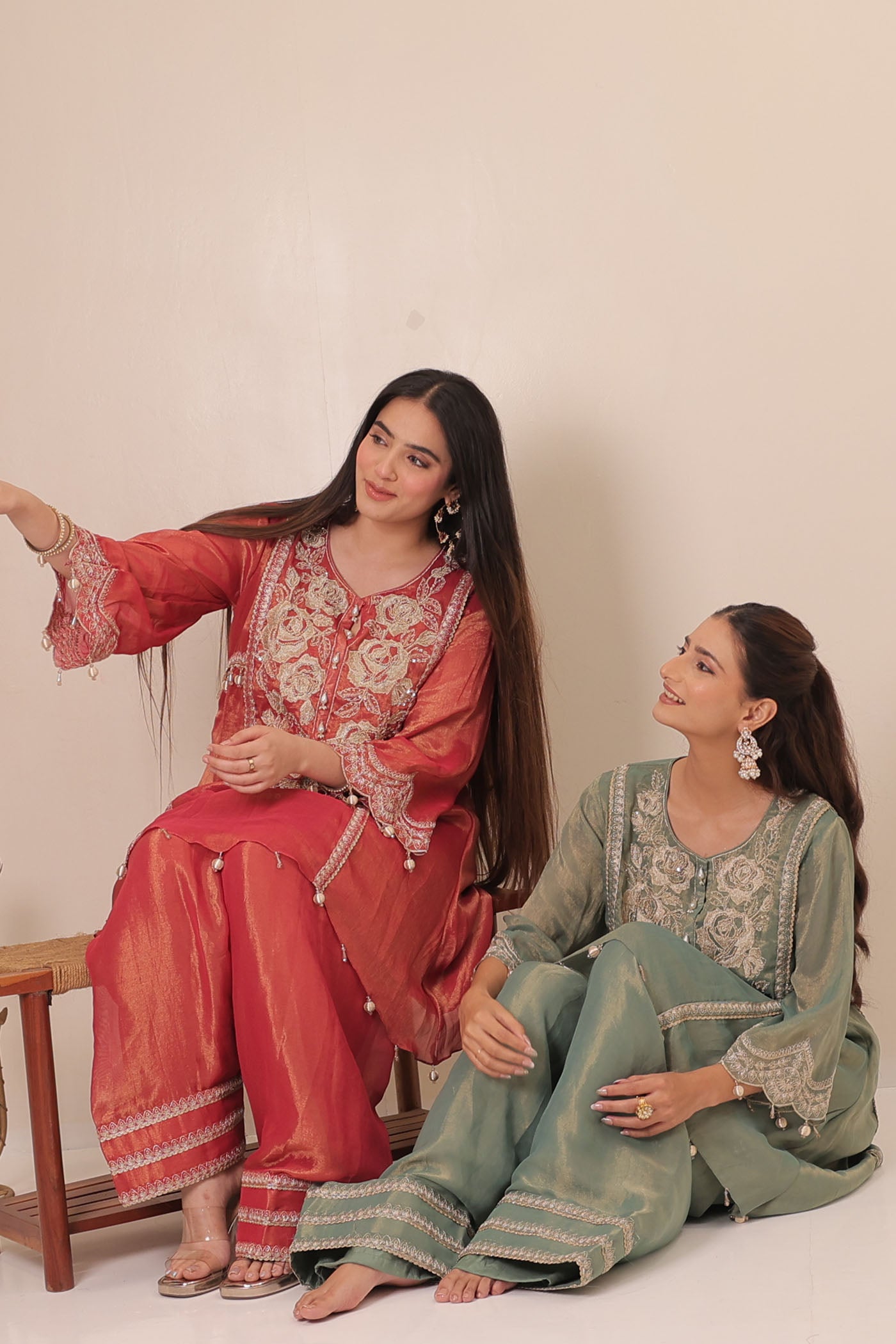 Zinia Farsan Salwar Suit Set With Dupatta
