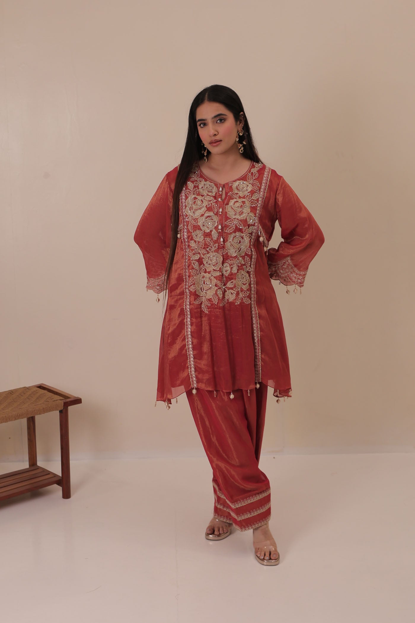 Zinia Farsan Salwar Suit Set With Dupatta