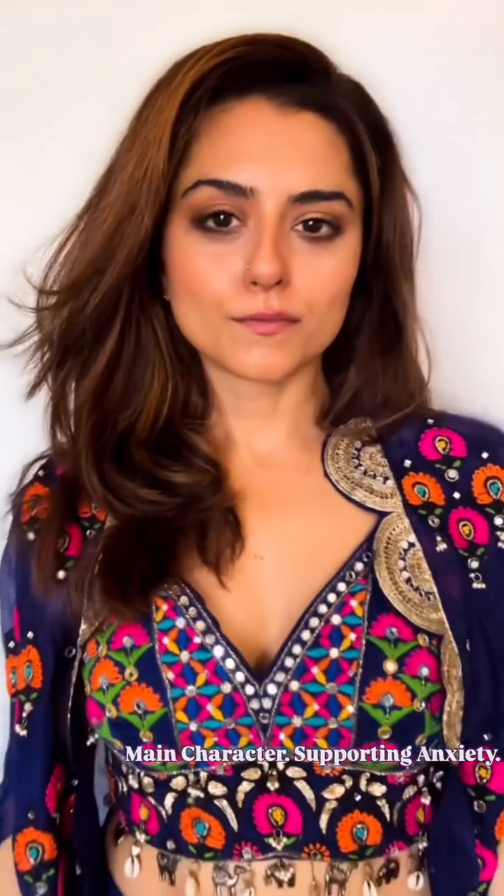 Ridhi Dogra In Vanya Drape Dhoti with Short Blouse and Cape