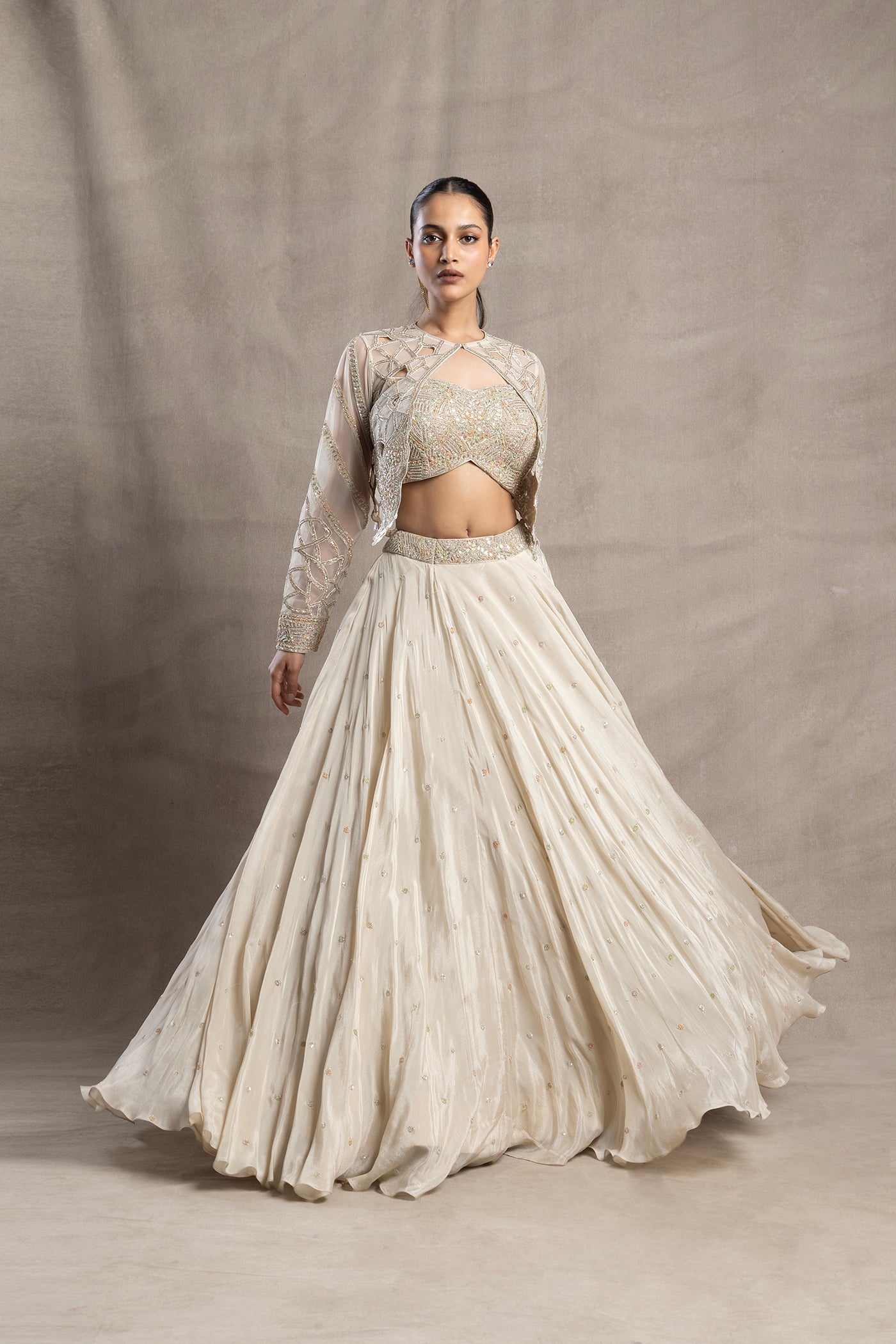 Starlit Jacket And Skirt Set