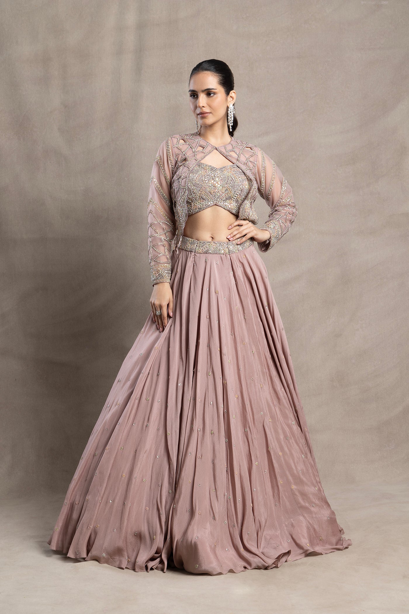 Starlit Jacket And Skirt Set