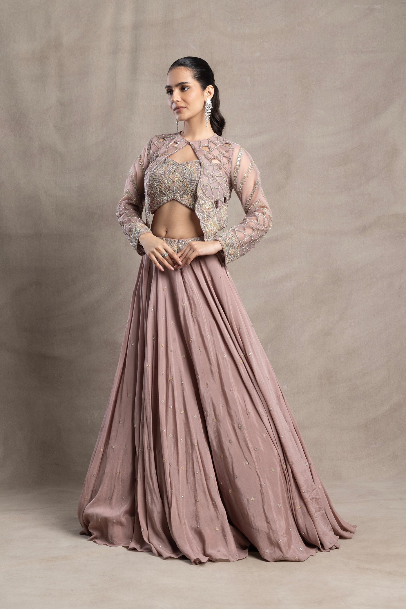 Starlit Jacket And Skirt Set