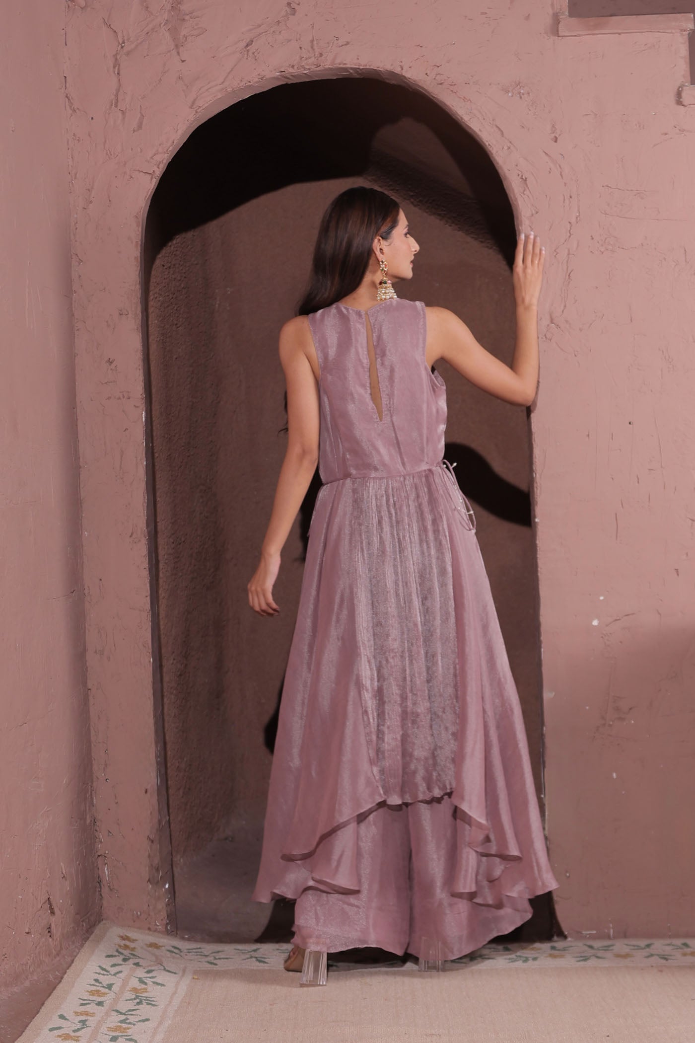 Ritika Bhandari In Aeris asymetric kurta with plazzo