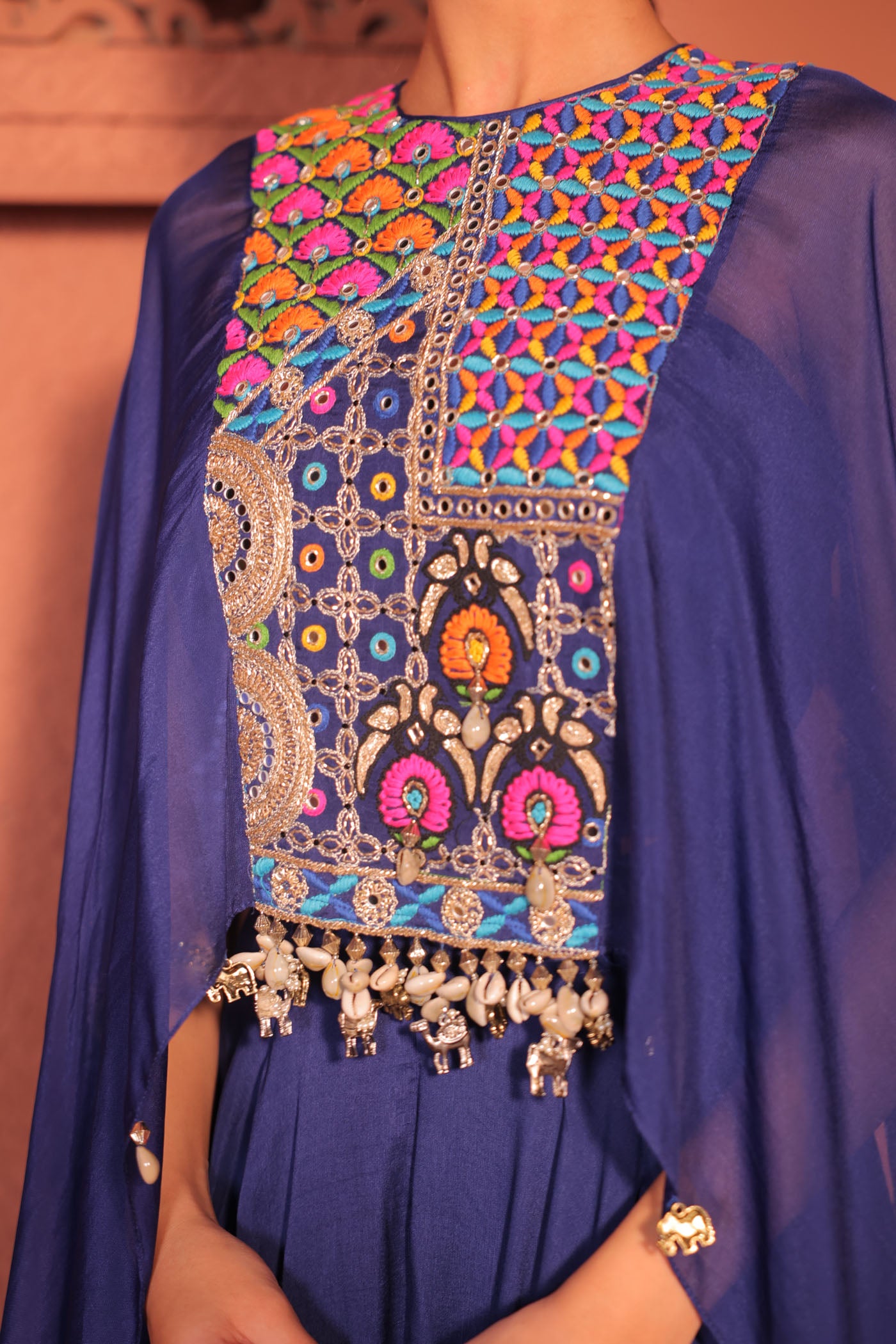 Ekisha Palazzo with Short Kaftan