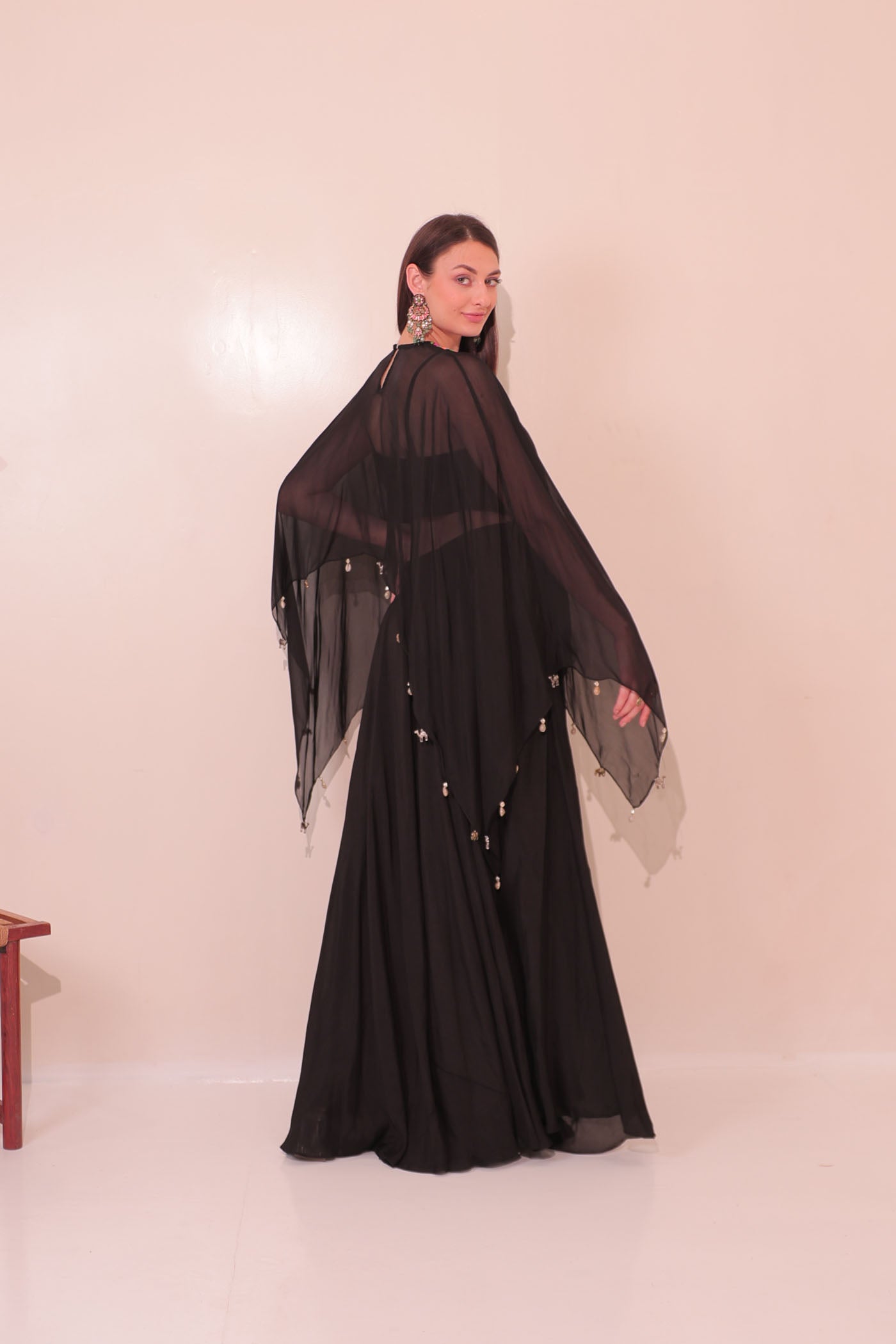 Ekisha Palazzo with Short Kaftan