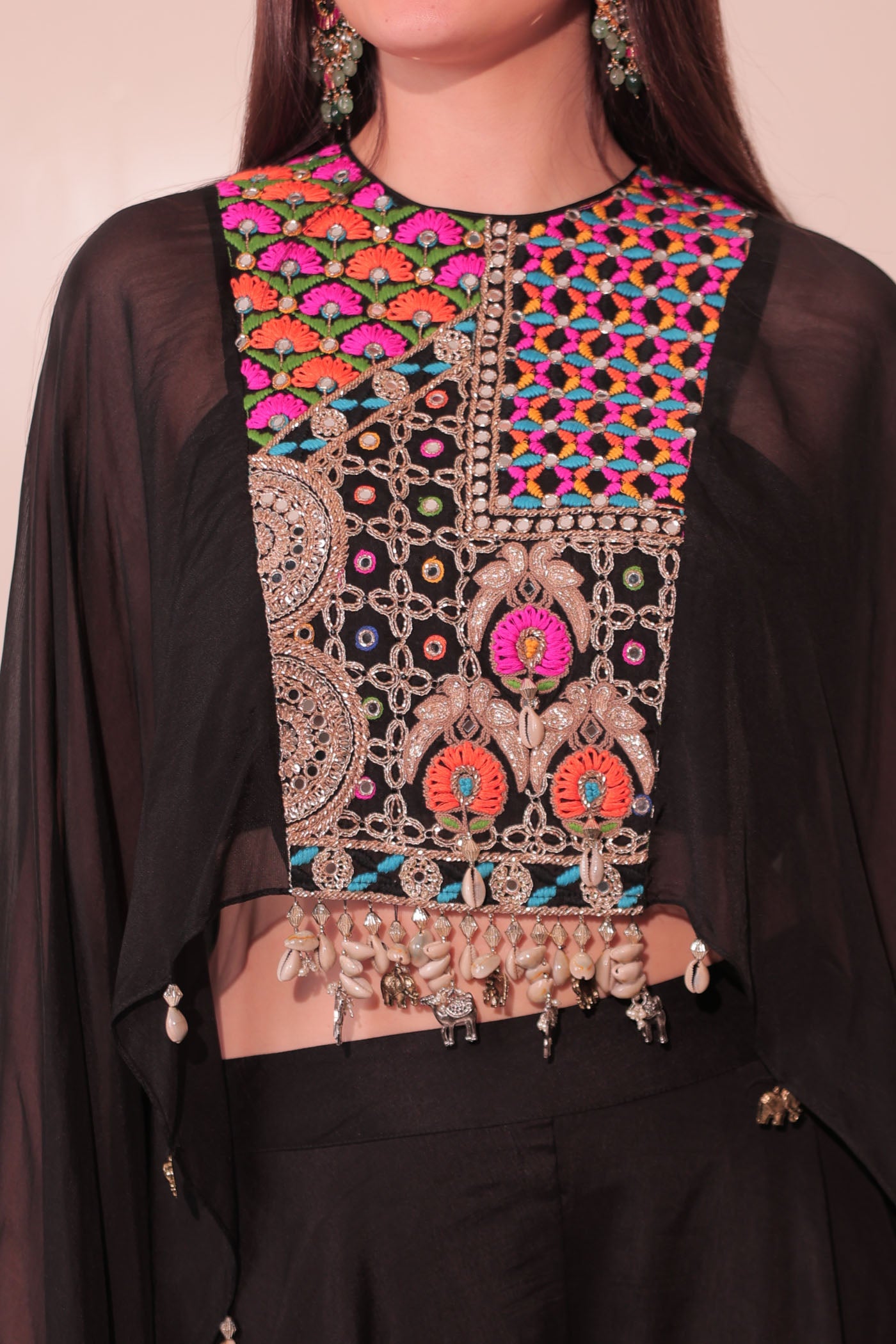 Ekisha Palazzo with Short Kaftan