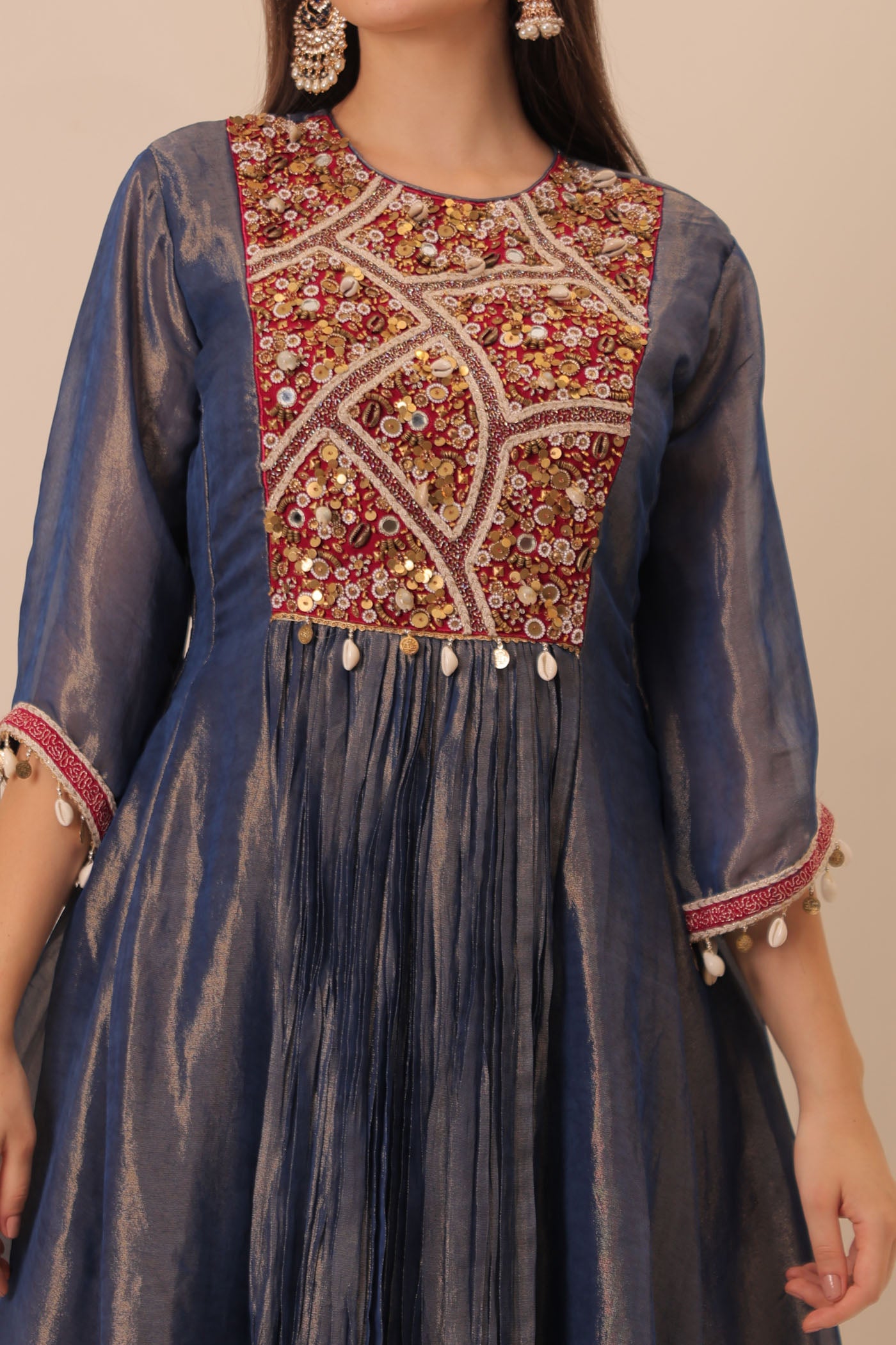 Sidra Sharara Suit Set With Dupatta