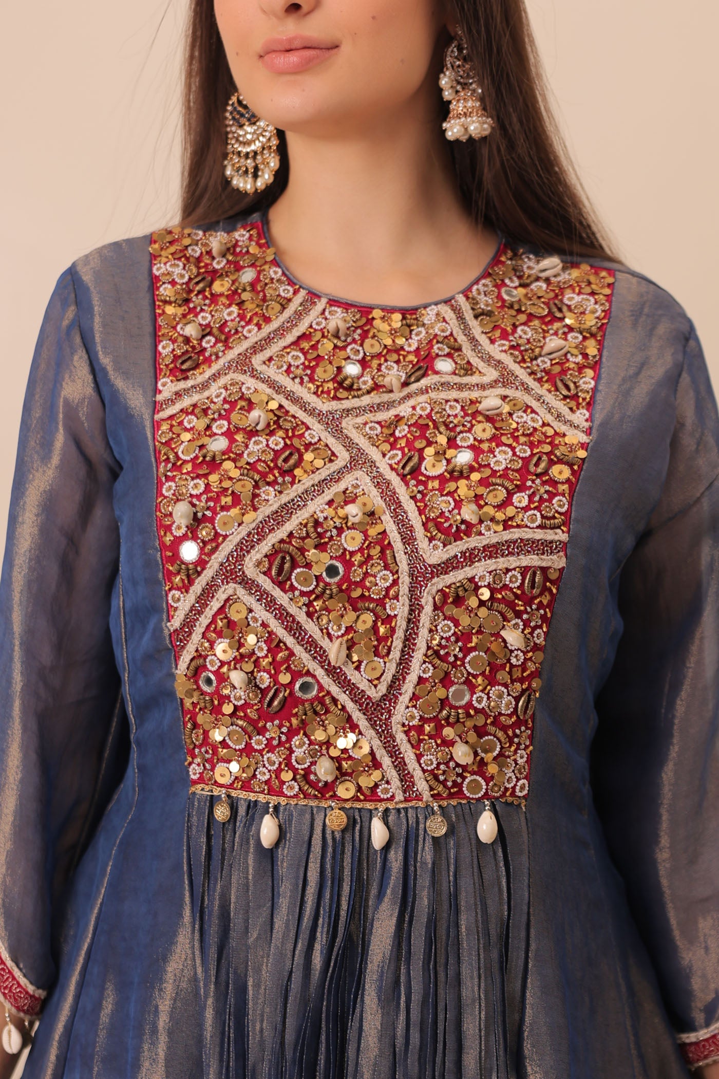 Sidra Sharara Suit Set With Dupatta