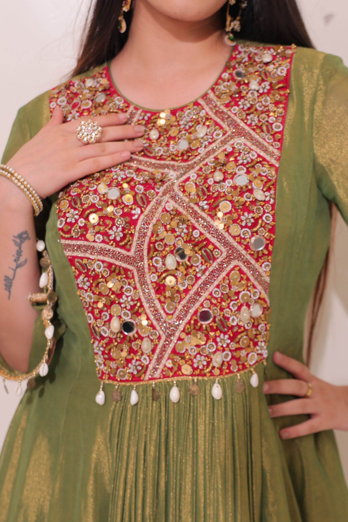 Sidra Sharara Suit Set With Dupatta