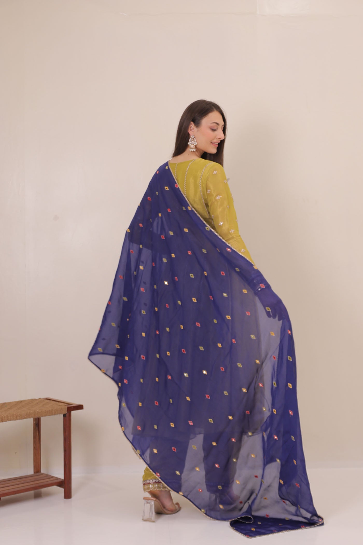 Naira Panel Flow Anarkali Set