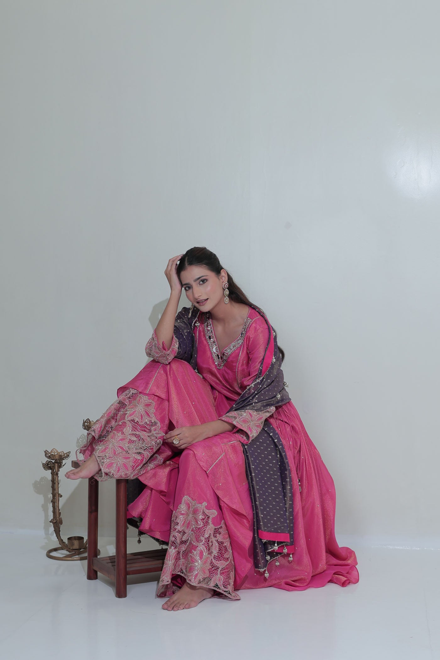 Arisha Panel Flow Anarkali Set