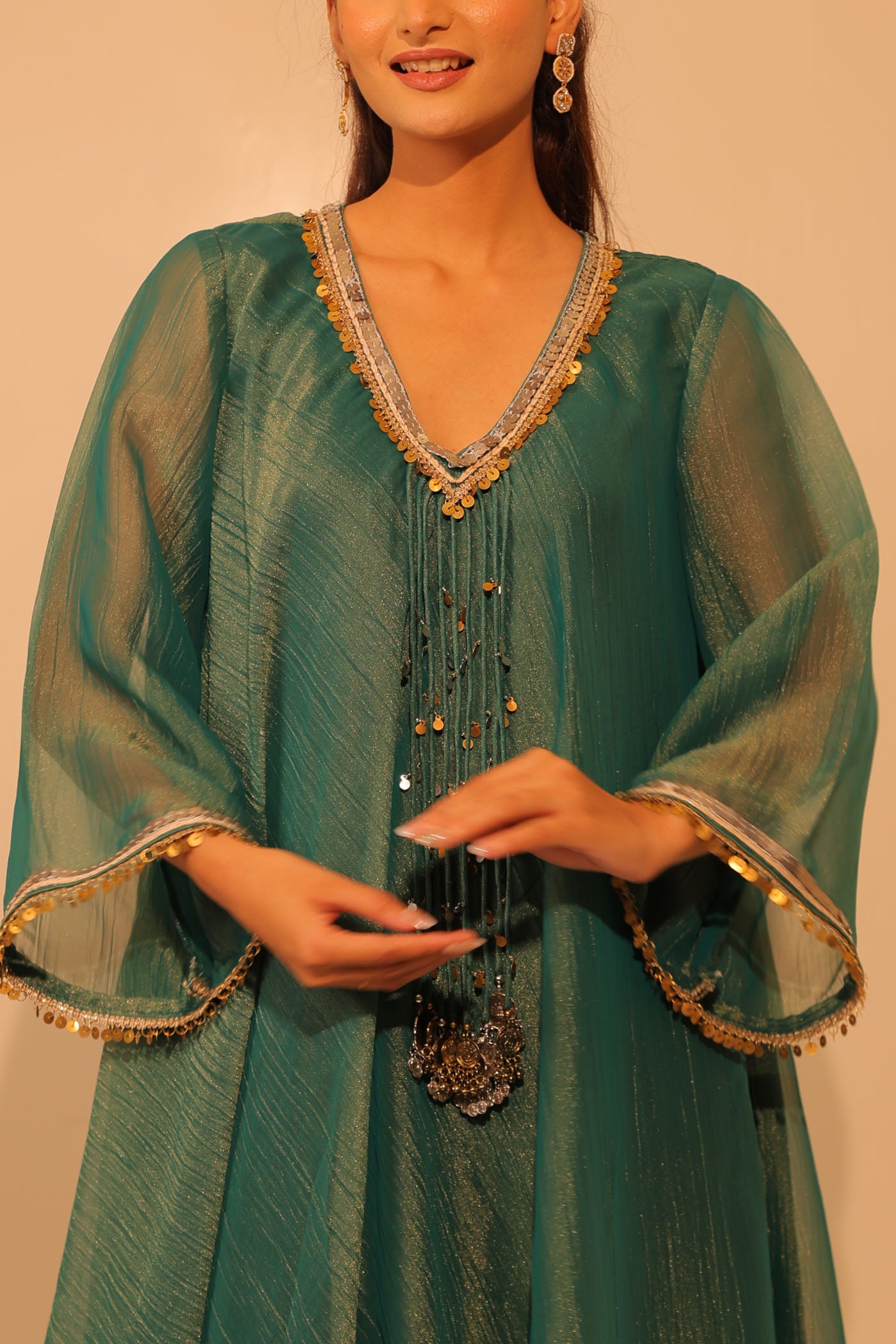 Seren A-Line Palaazo Set