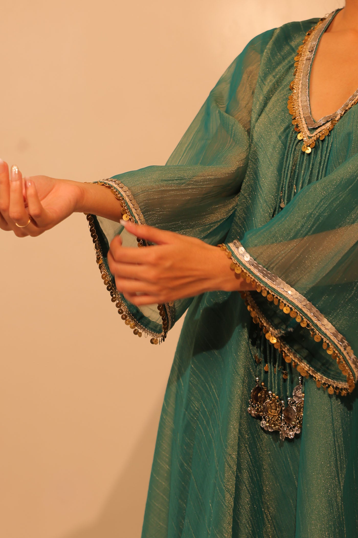 Seren A-Line Palaazo Set