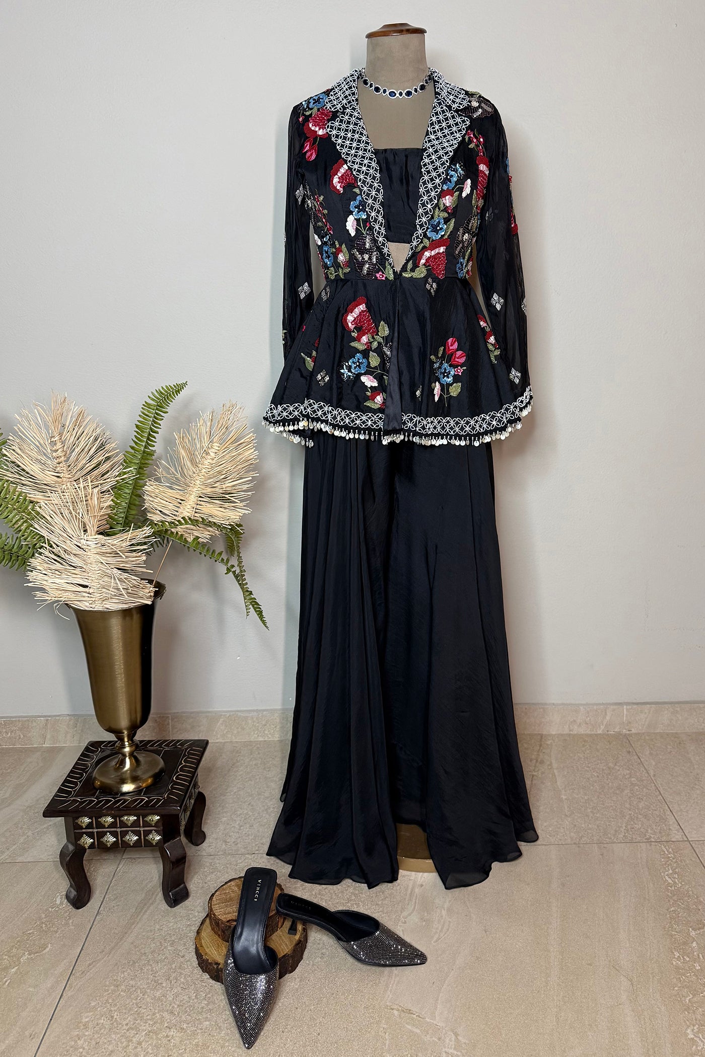 Trisha Peplum with Palazzo