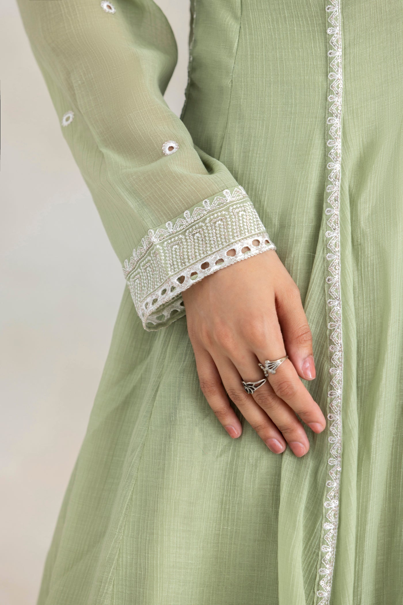 Nisha In Pastel Noor Suit Set