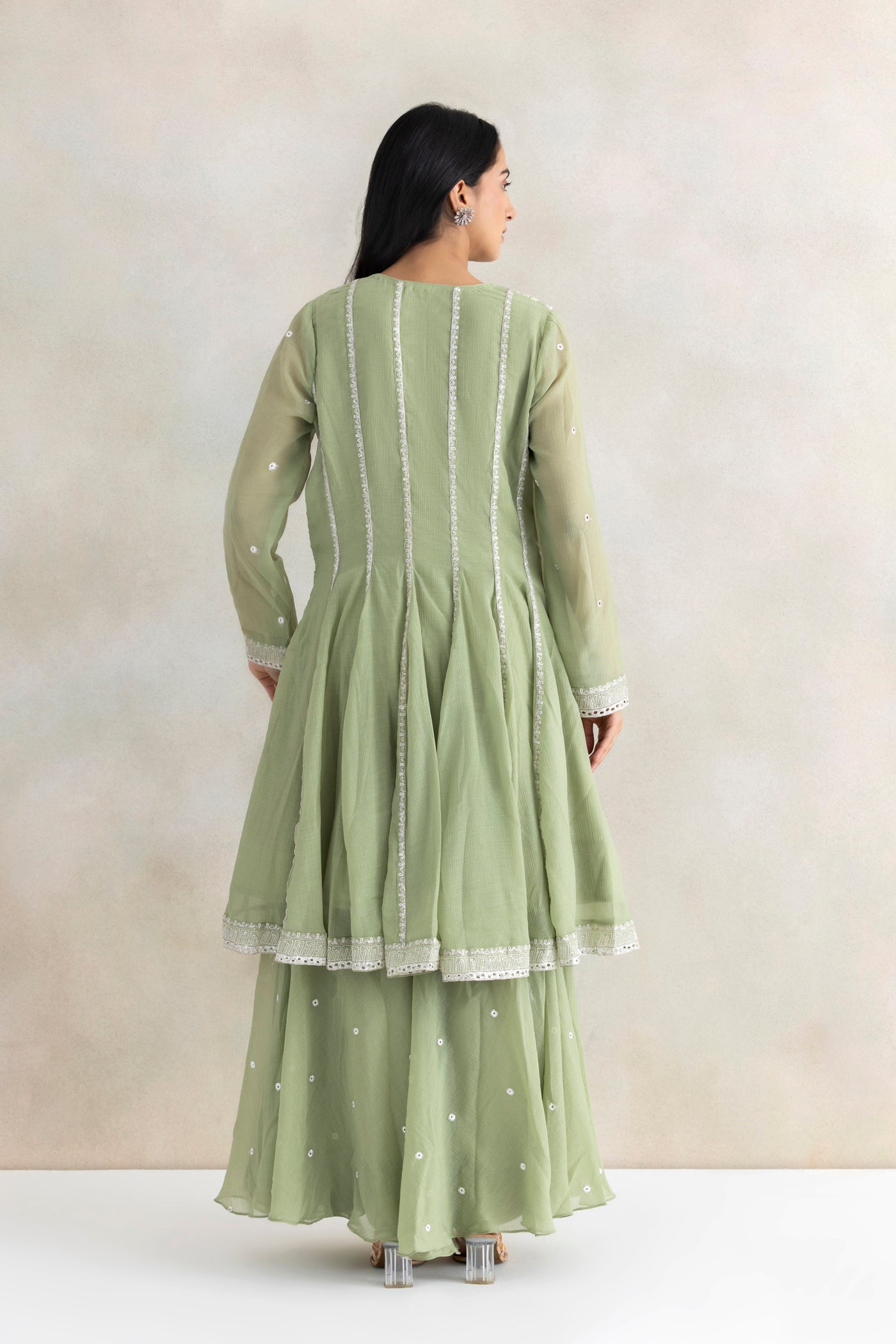 Nisha In Pastel Noor Suit Set