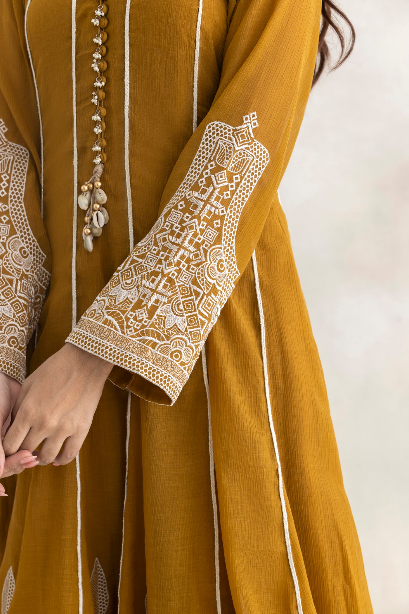 Lace Noor Anarkali Set