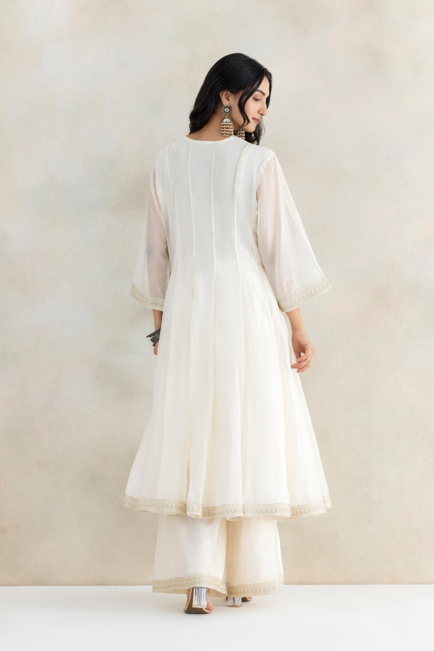 Ghungroo Lace Anarkali Set