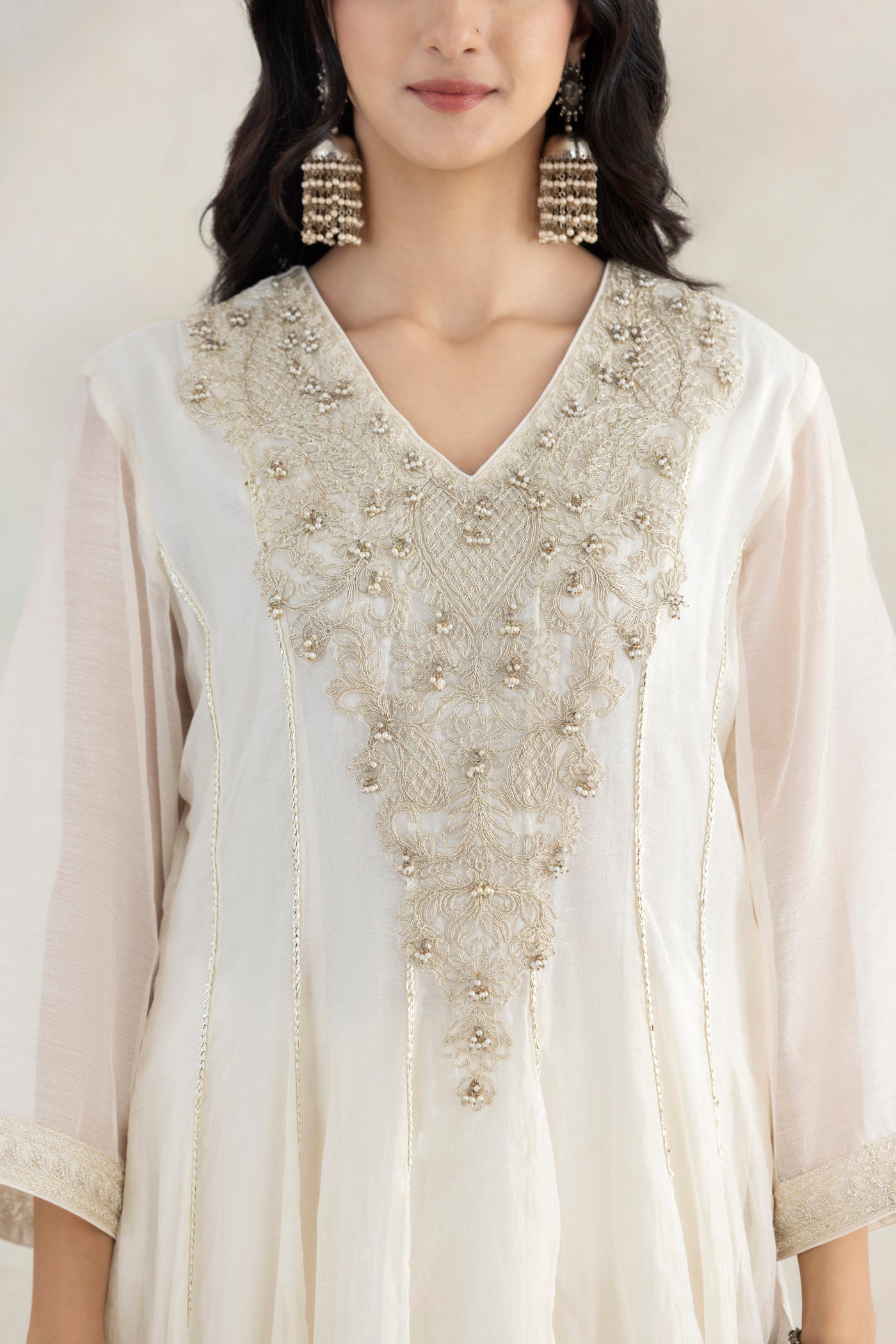 Ghungroo Lace Anarkali Set