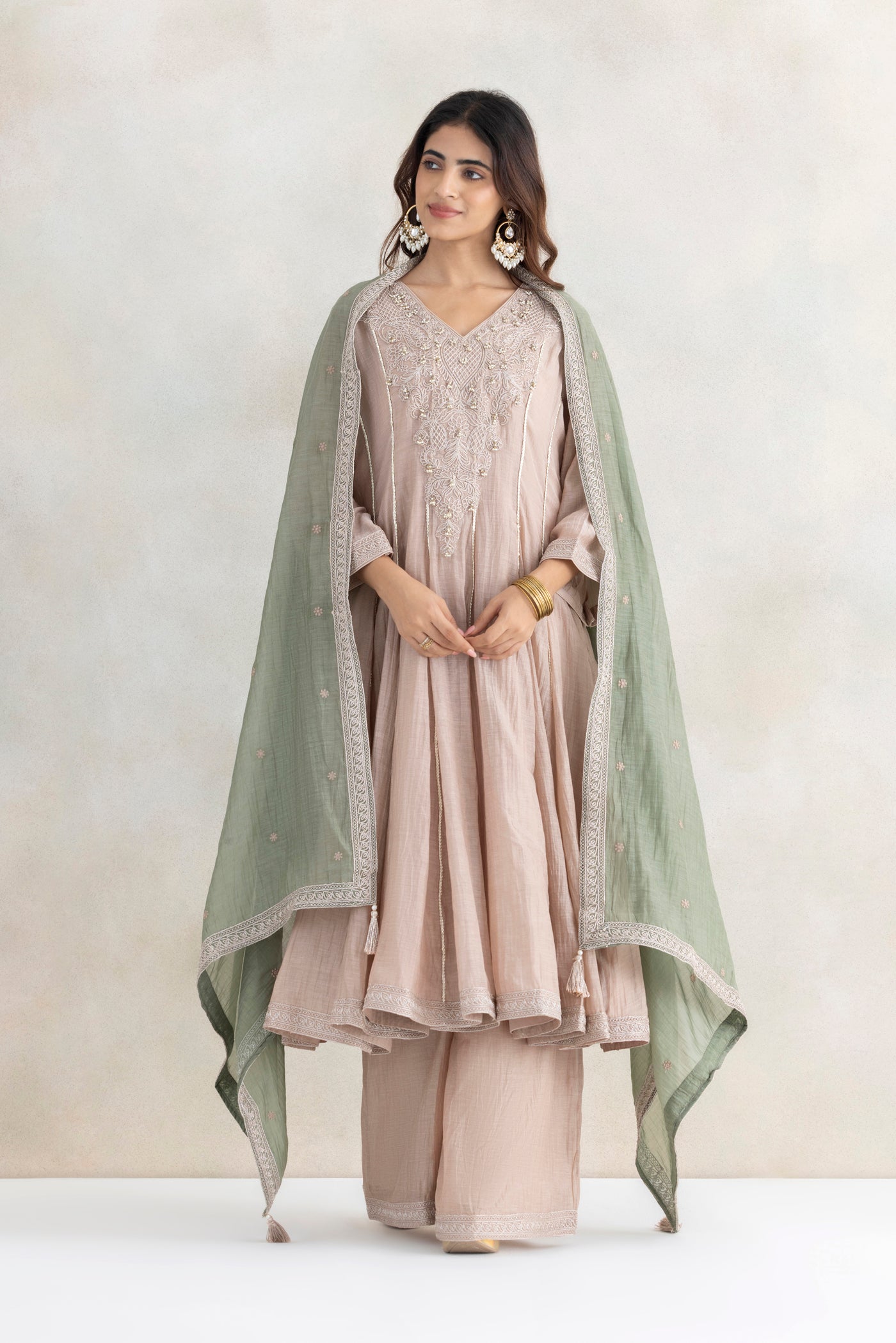 Ghungroo Lace Anarkali Set