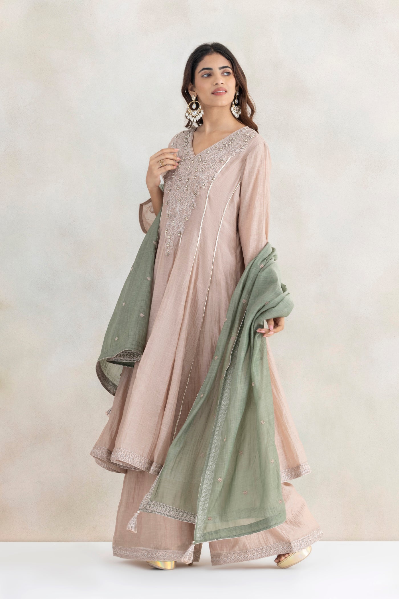 Ghungroo Lace Anarkali Set