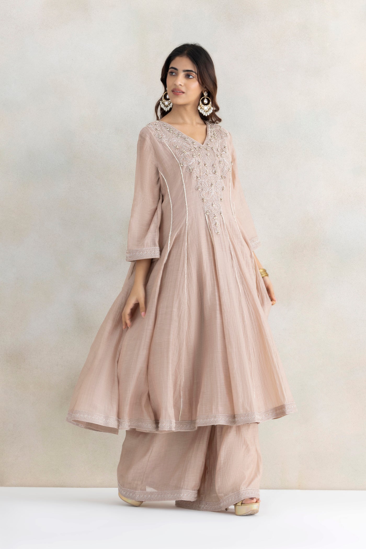 Ghungroo Lace Anarkali Set