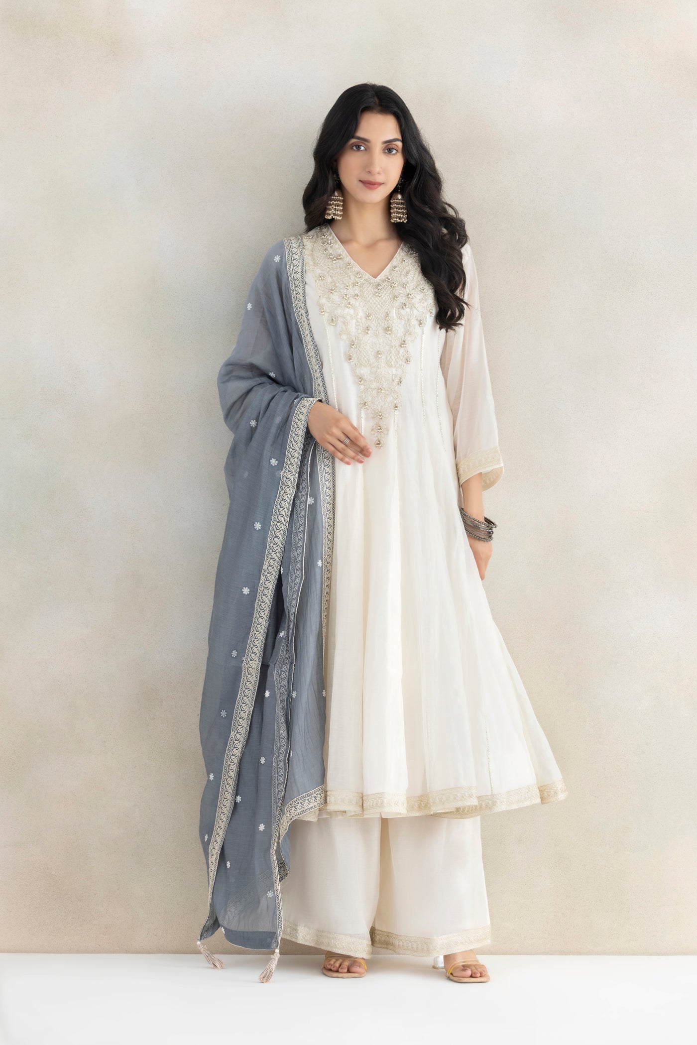 Ghungroo Lace Anarkali Set