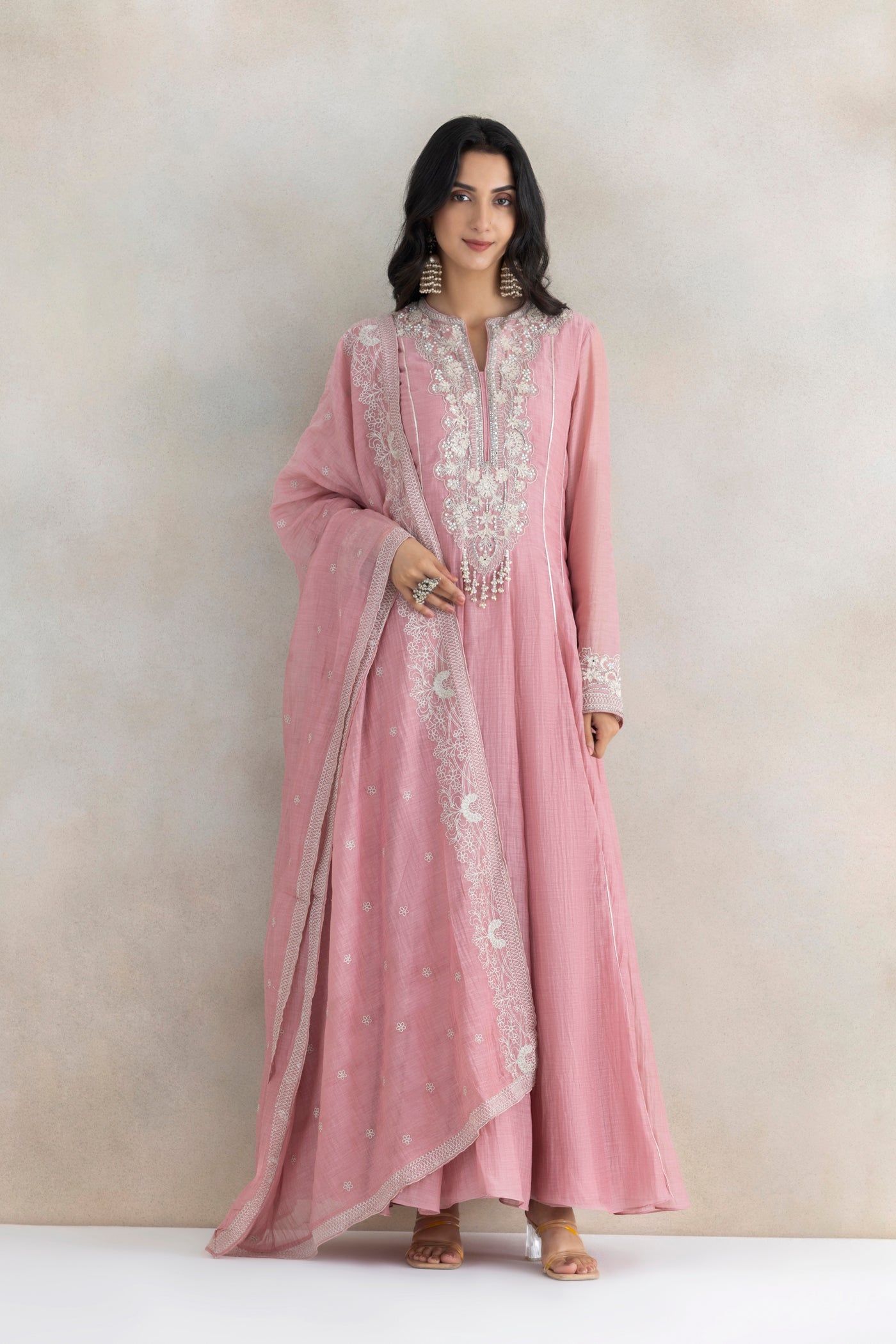 Gota Zari Anarkali Set