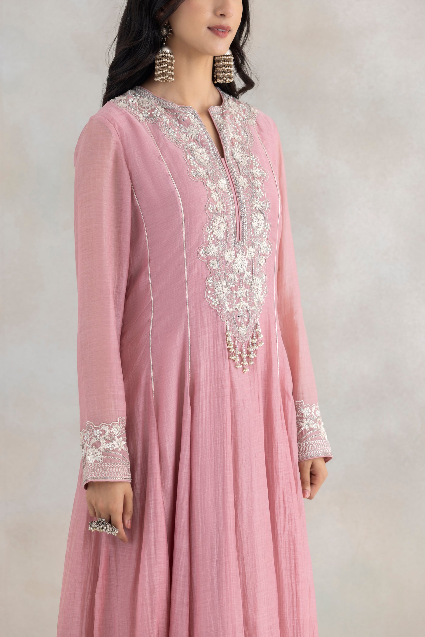 Gota Zari Anarkali Set
