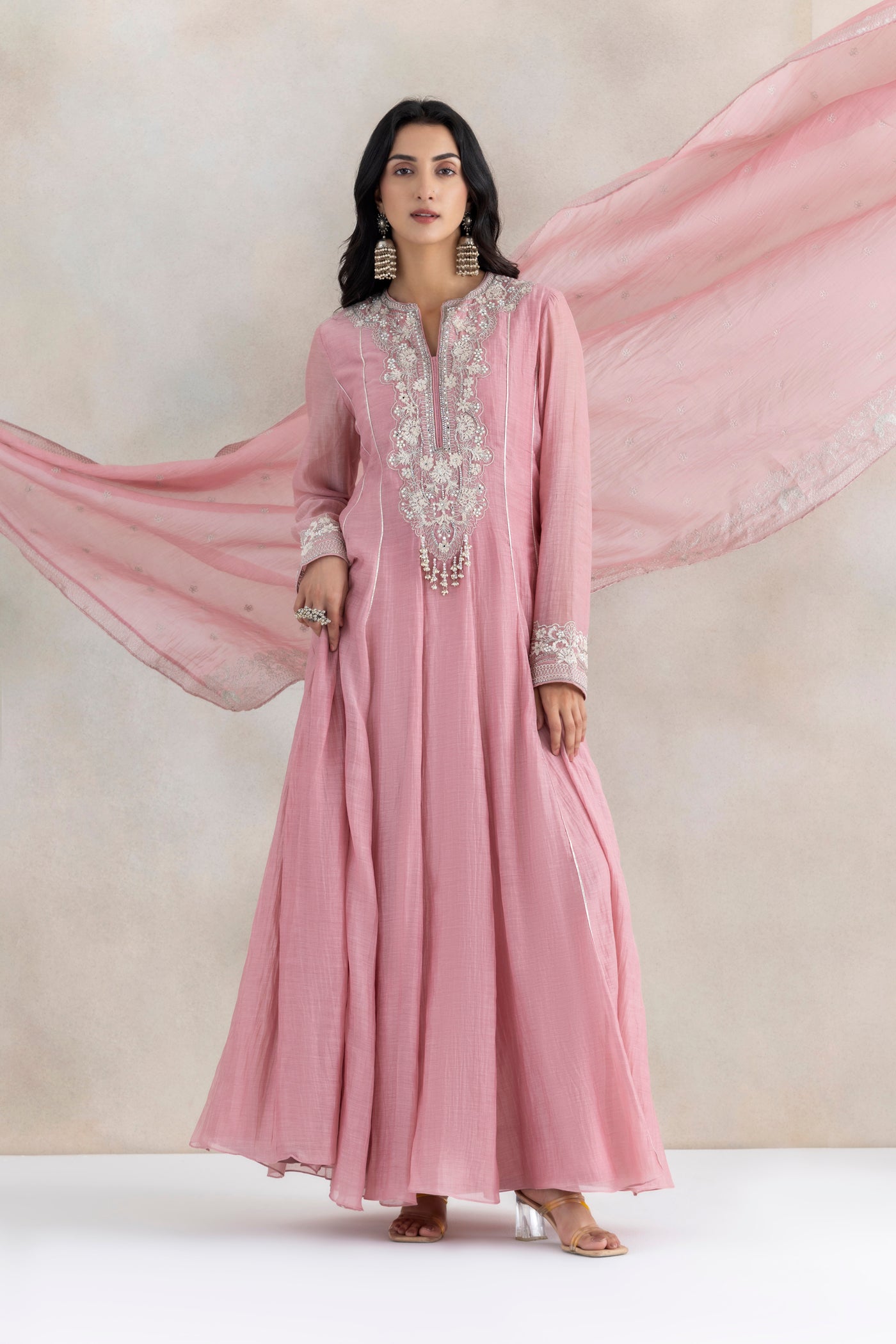 Gota Zari Anarkali Set