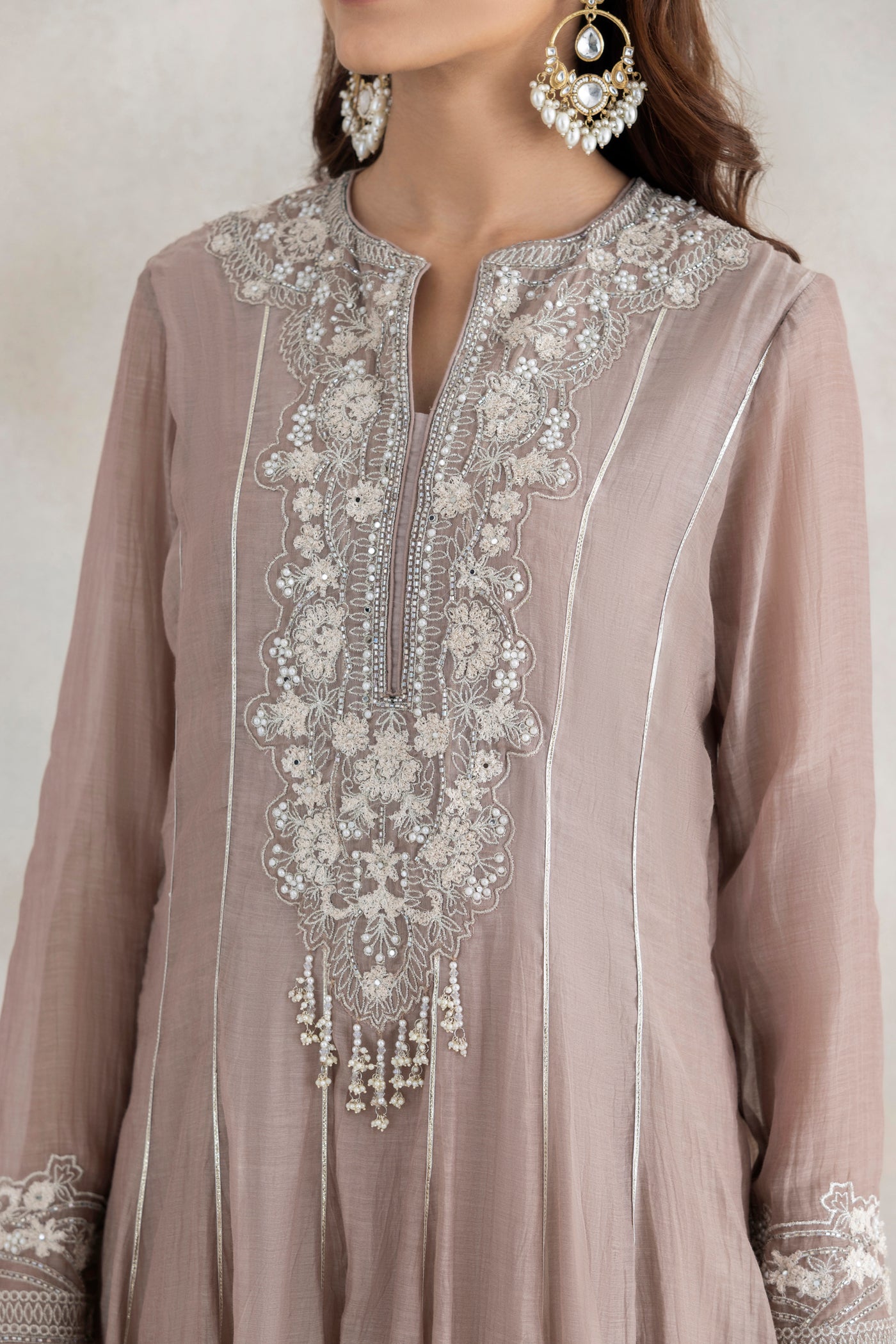 Gota Zari Anarkali Set