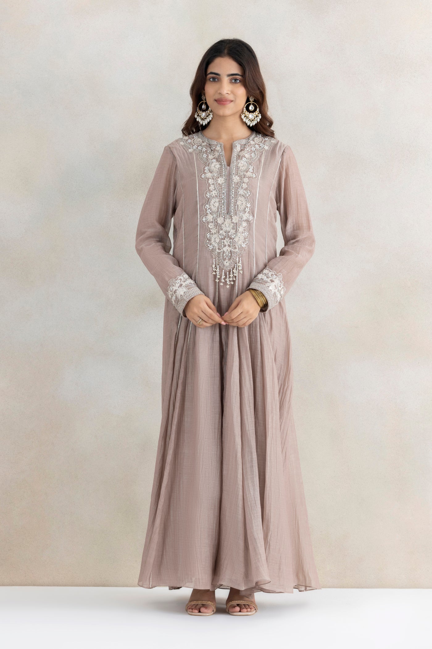 Gota Zari Anarkali Set