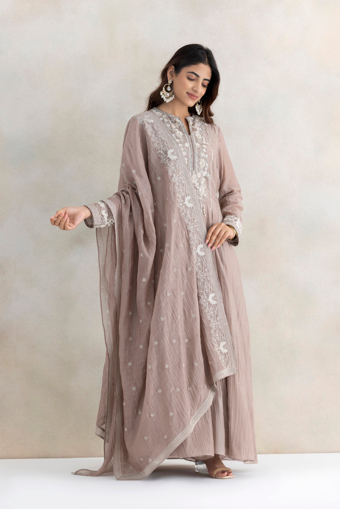 Gota Zari Anarkali Set