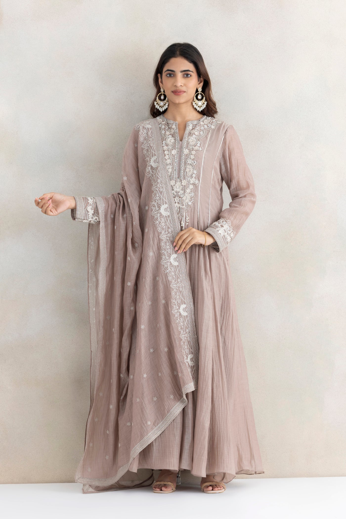 Gota Zari Anarkali Set