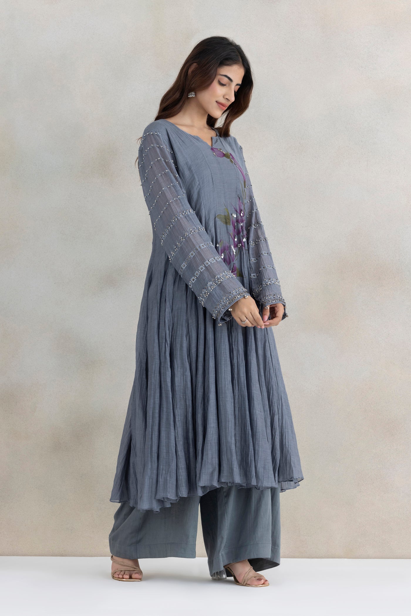 Rang Painted Anarkali