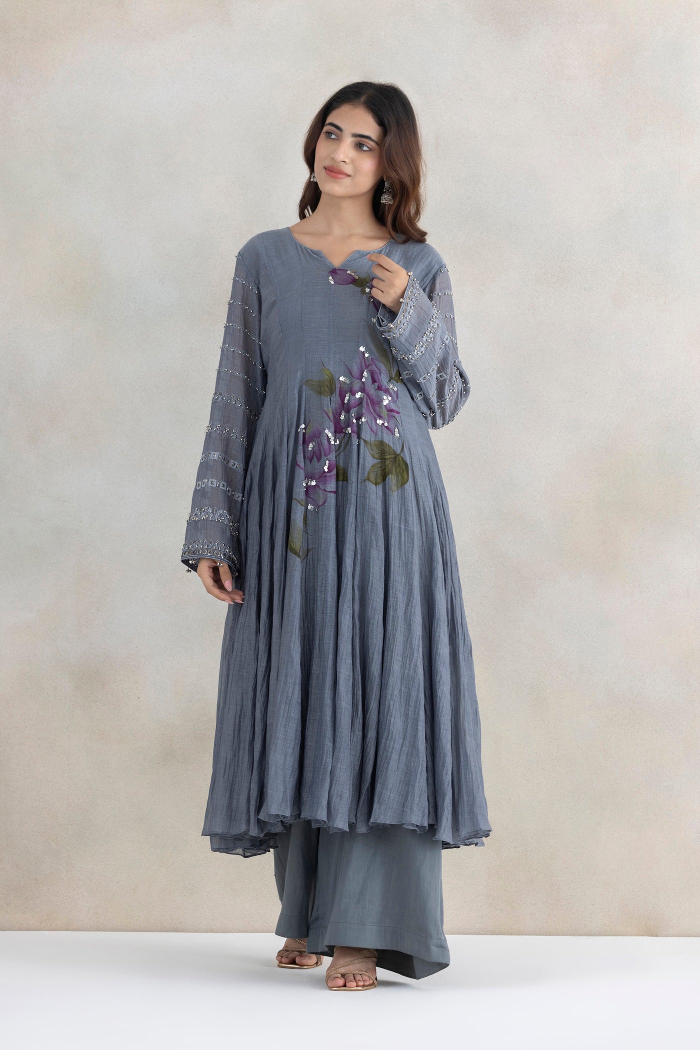 Rang Painted Anarkali