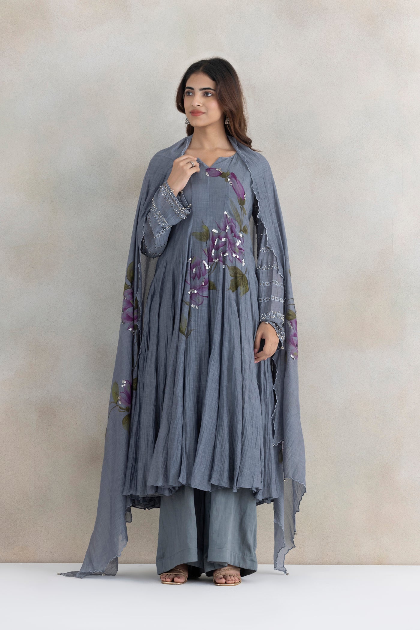 Rang Painted Anarkali