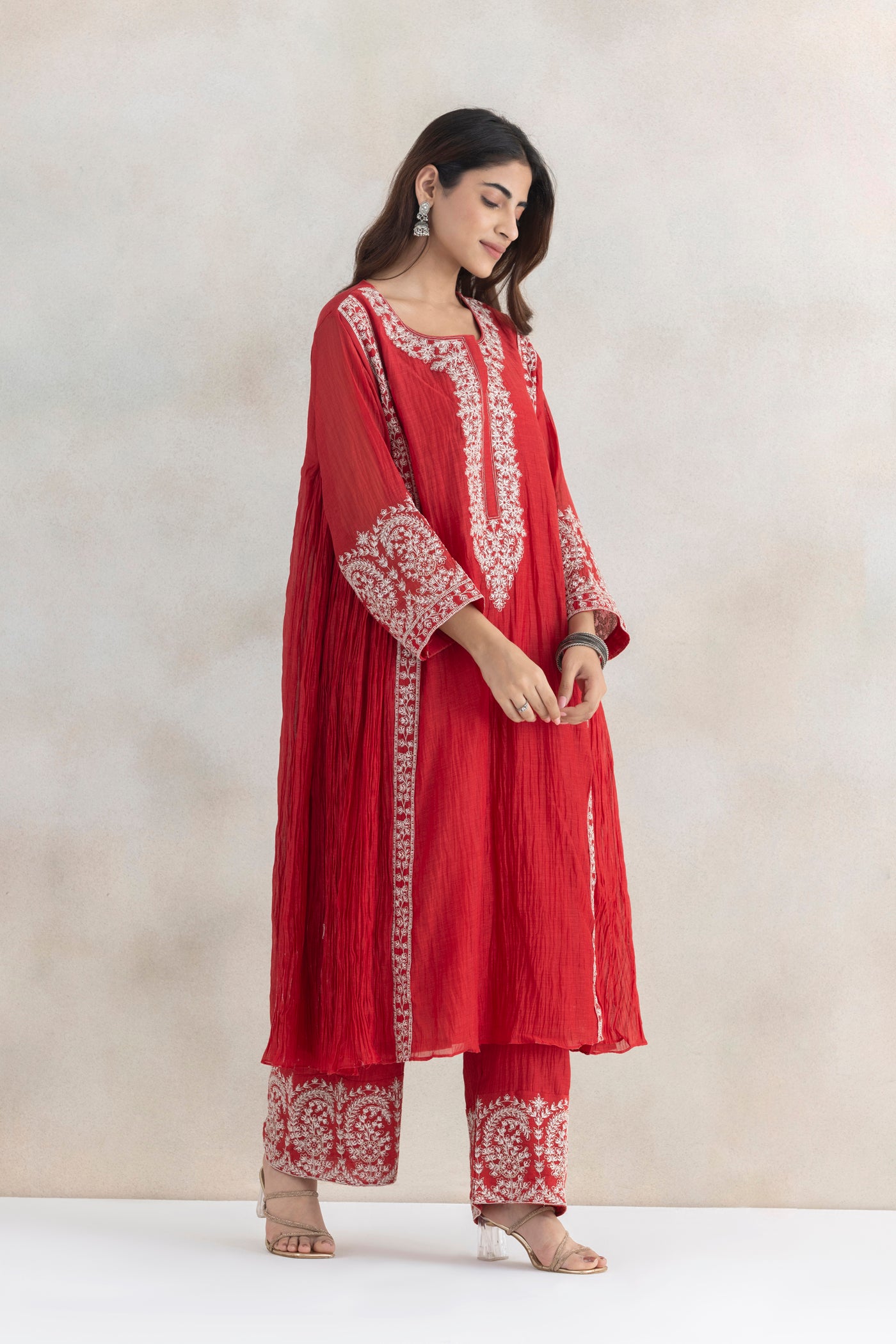 Nisha In Roli Silver Suit Set