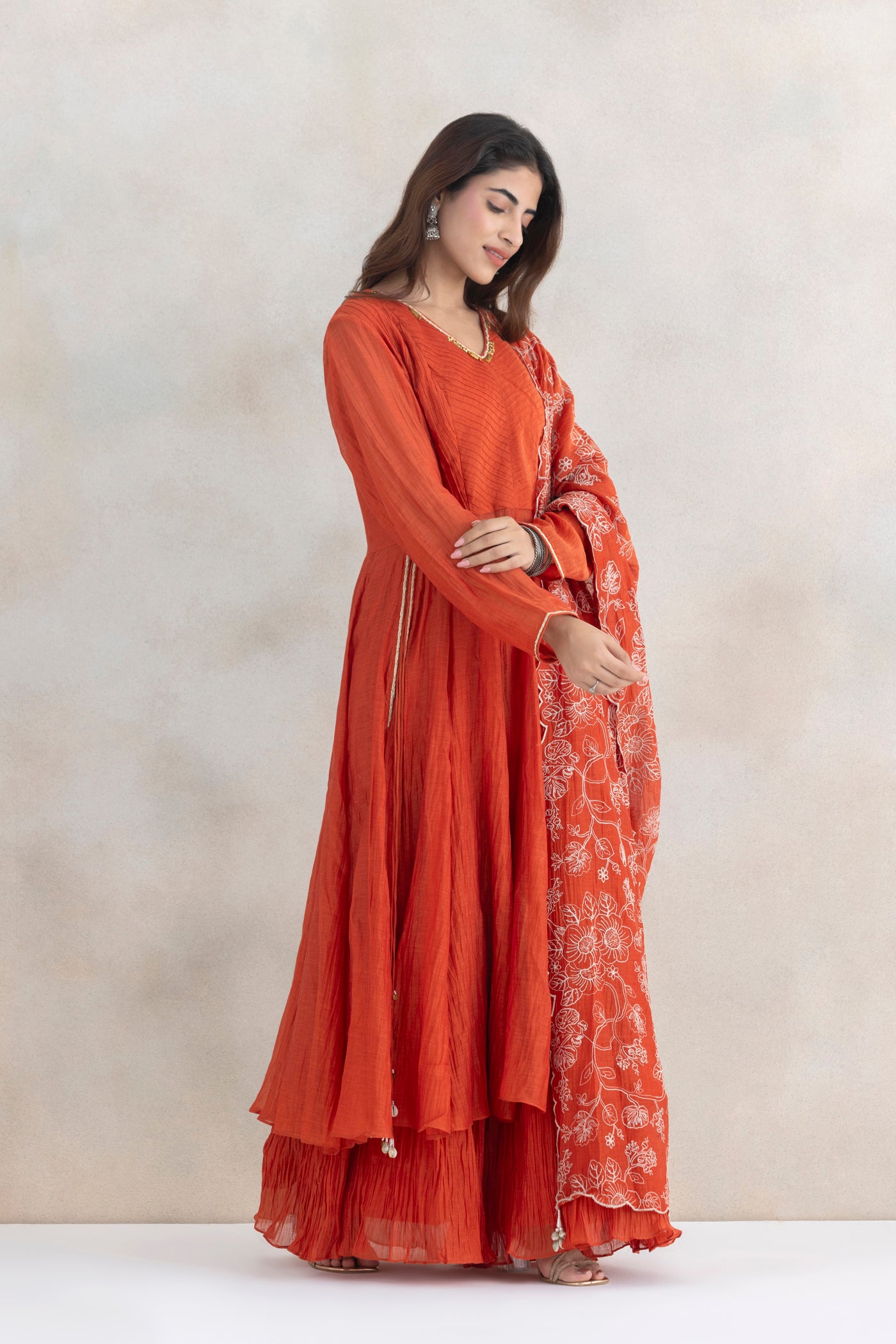 Zari Slit Garara Set