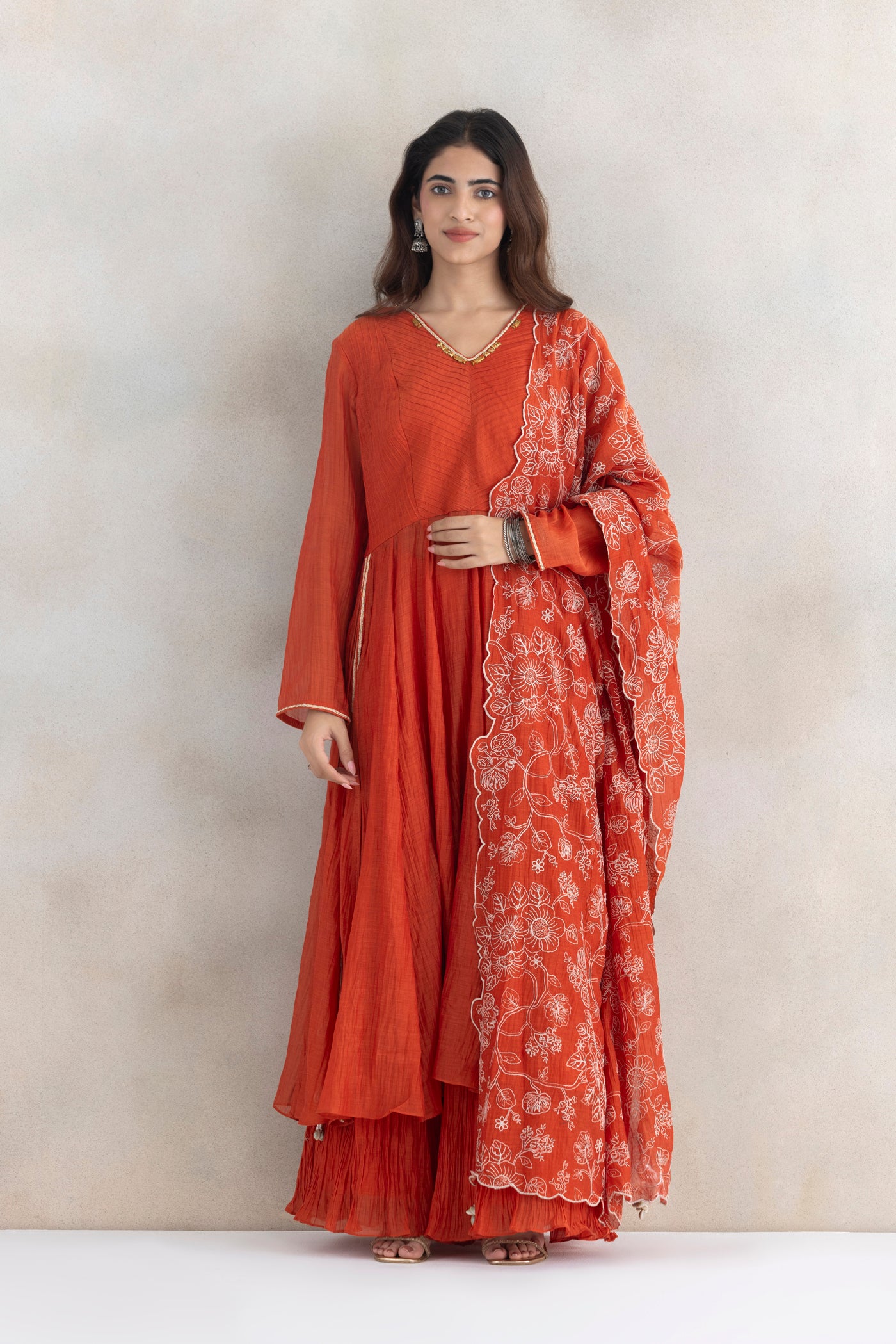 Zari Slit Garara Set