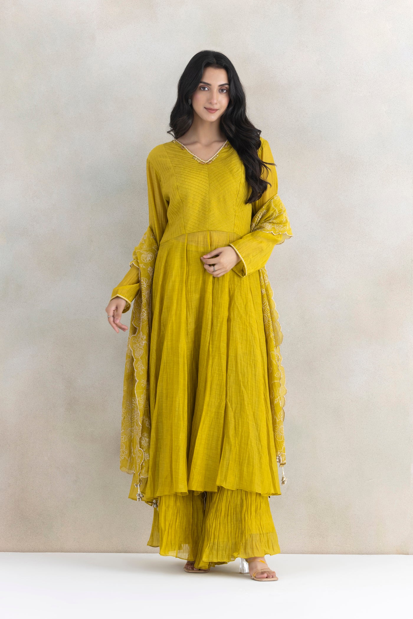 Zari Slit Garara Set