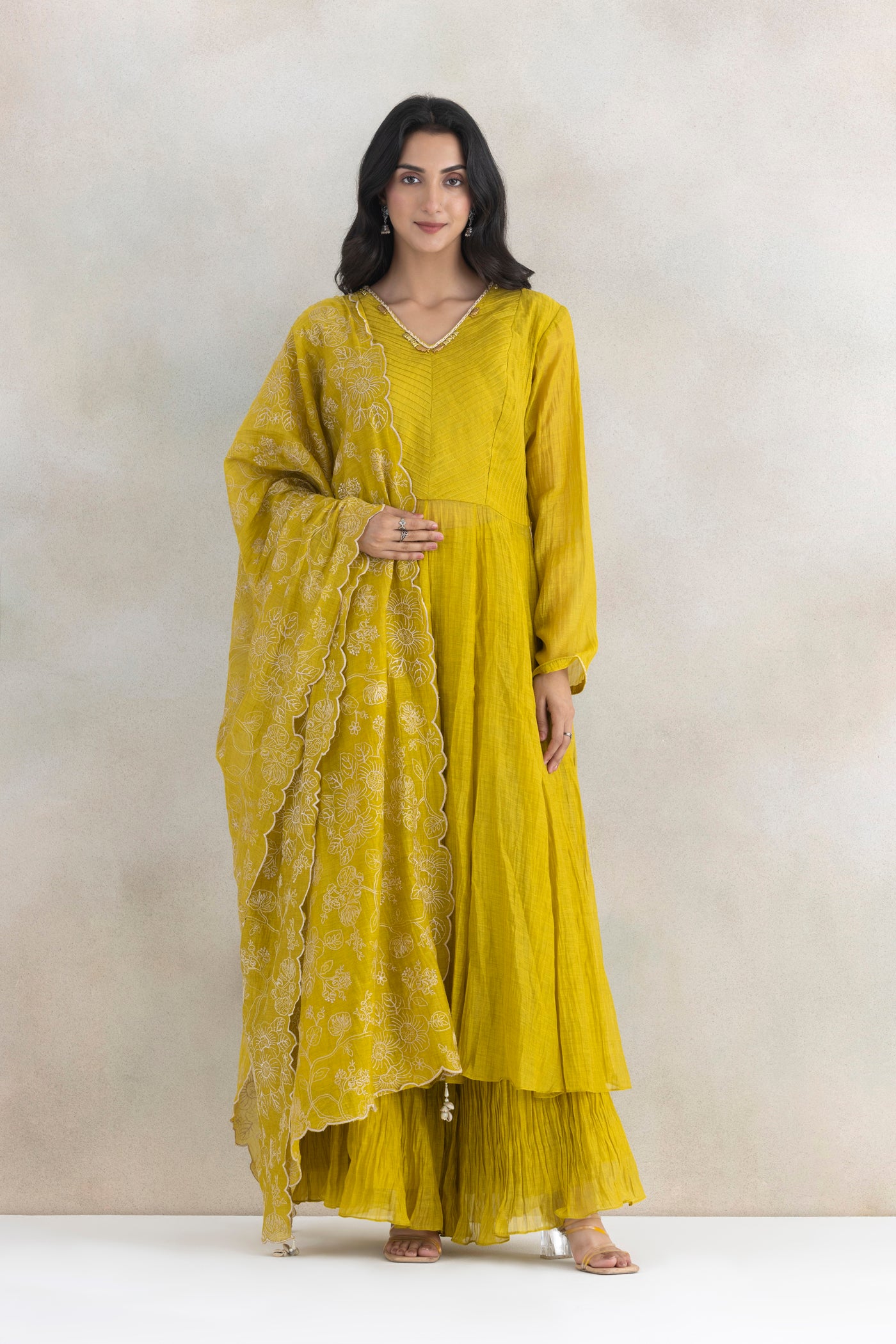 Zari Slit Garara Set