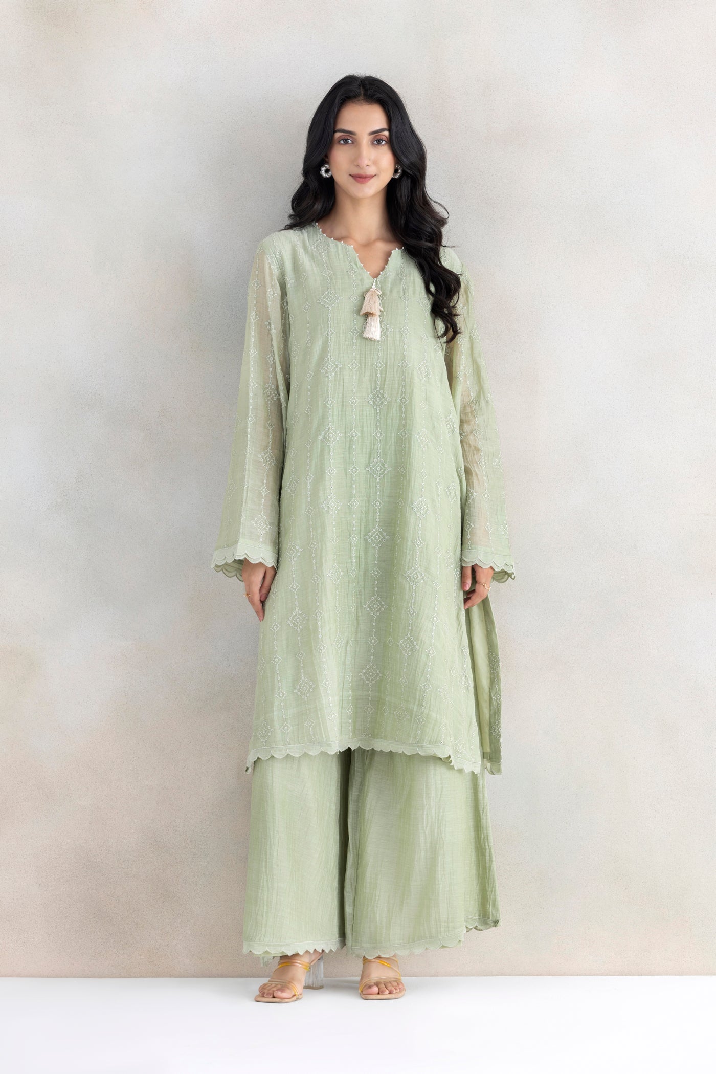 Scallop Shell Kurta Set