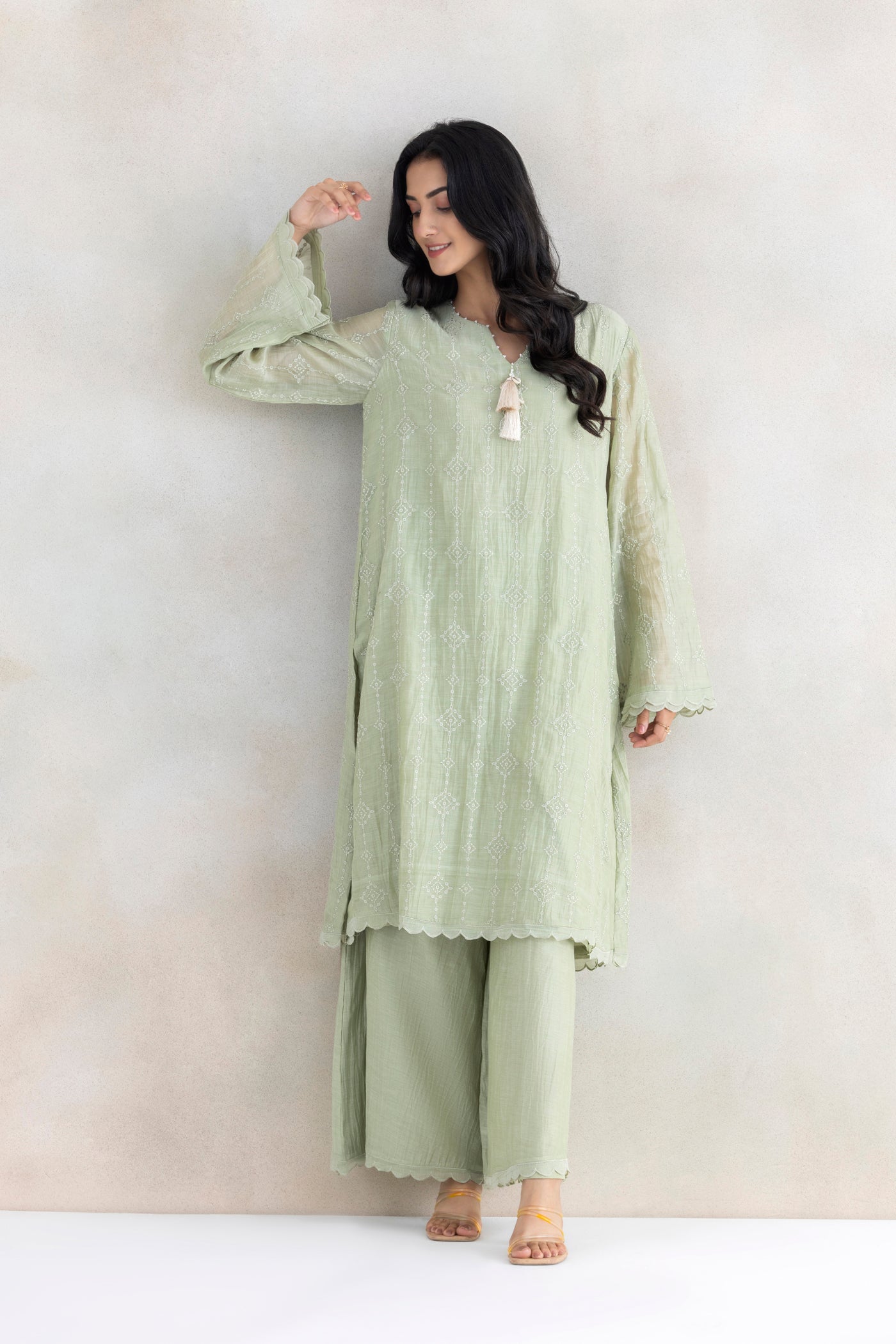 Scallop Shell Kurta Set