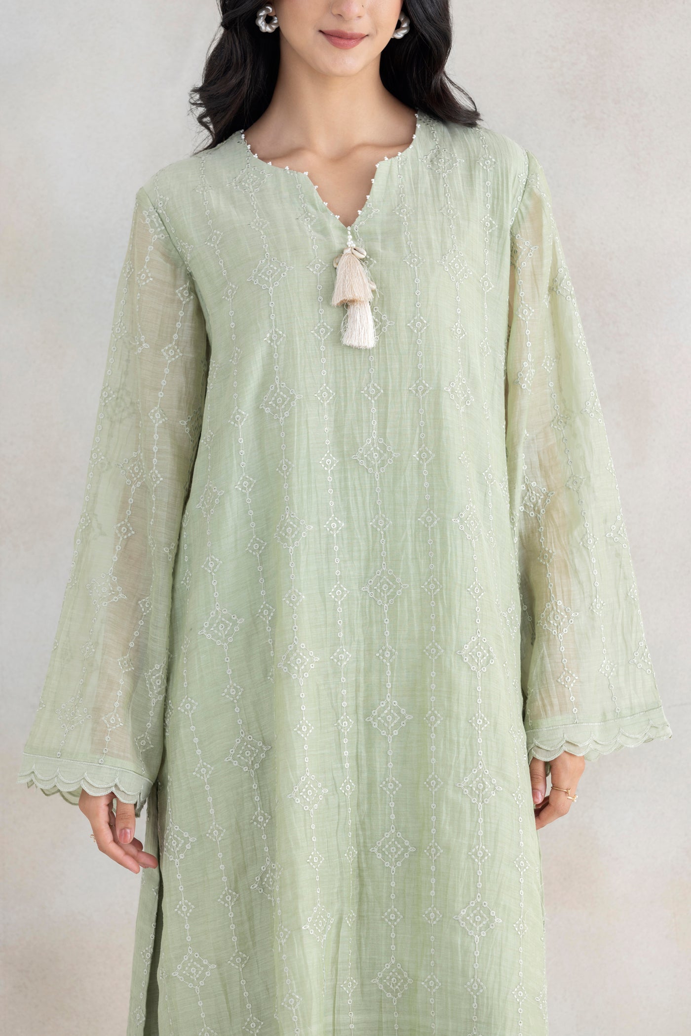 Scallop Shell Kurta Set