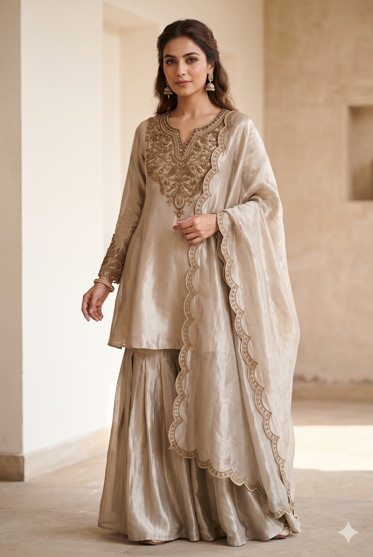 Zoey Gold Sharara Set